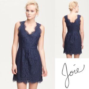 NWT Joie Nikolina Dress - Navy Blue - 4